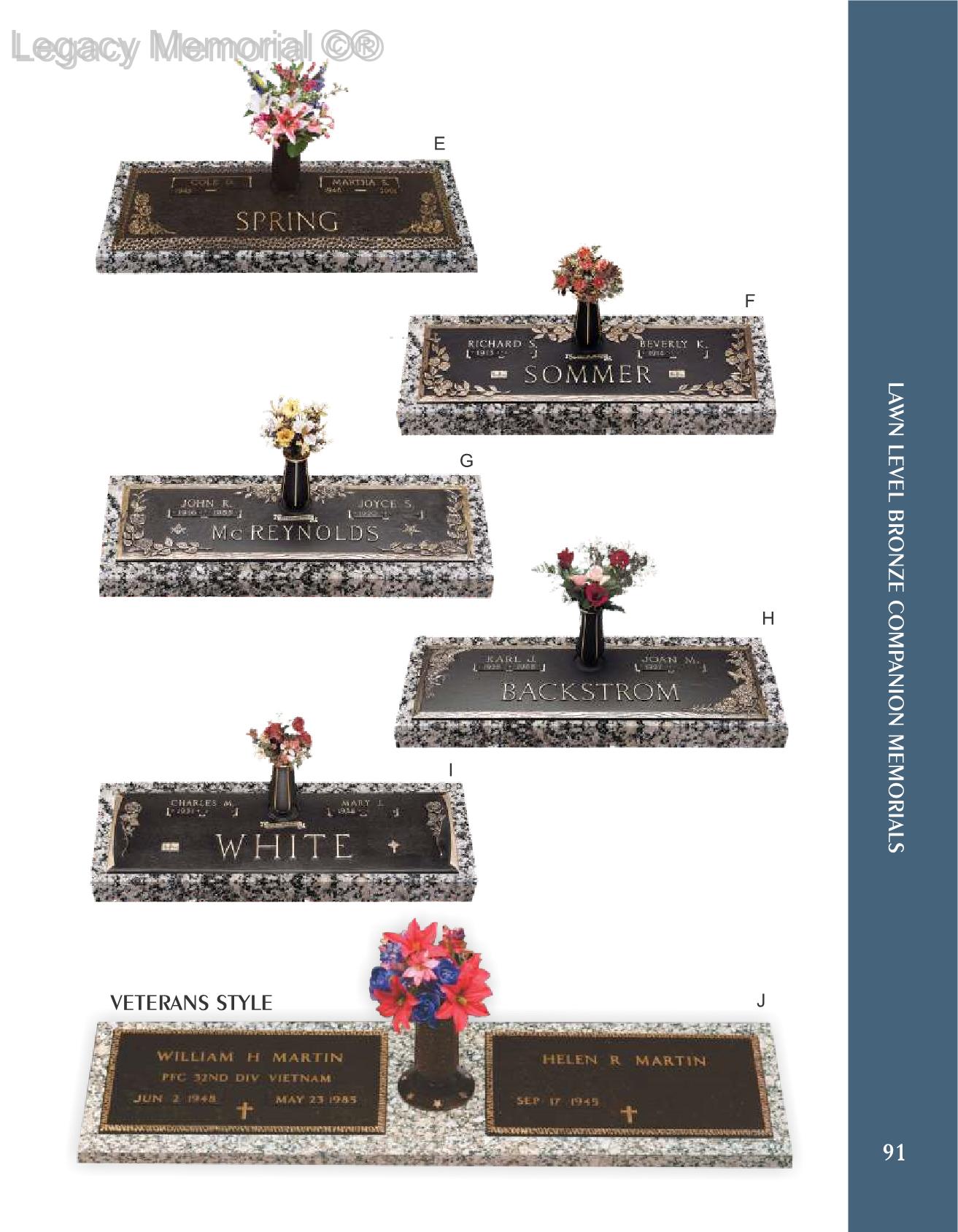 Legacy Memorial Catalog jacqueline Page 91 Flip PDF Online PubHTML5