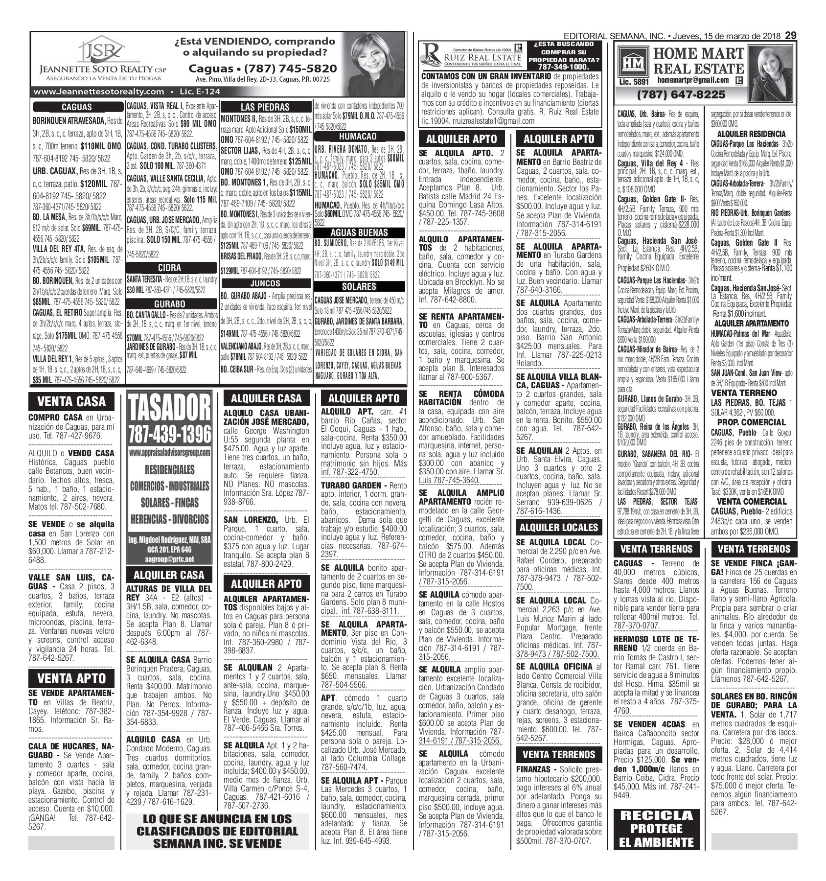 Clasificados 2850 lasemananewsletter Página 1 2 Flip PDF en