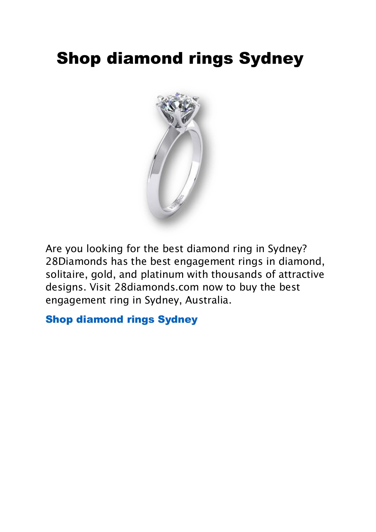 Shop diamond rings Sydney Jason Phillip Page 1 1 Flip PDF Online PubHTML5
