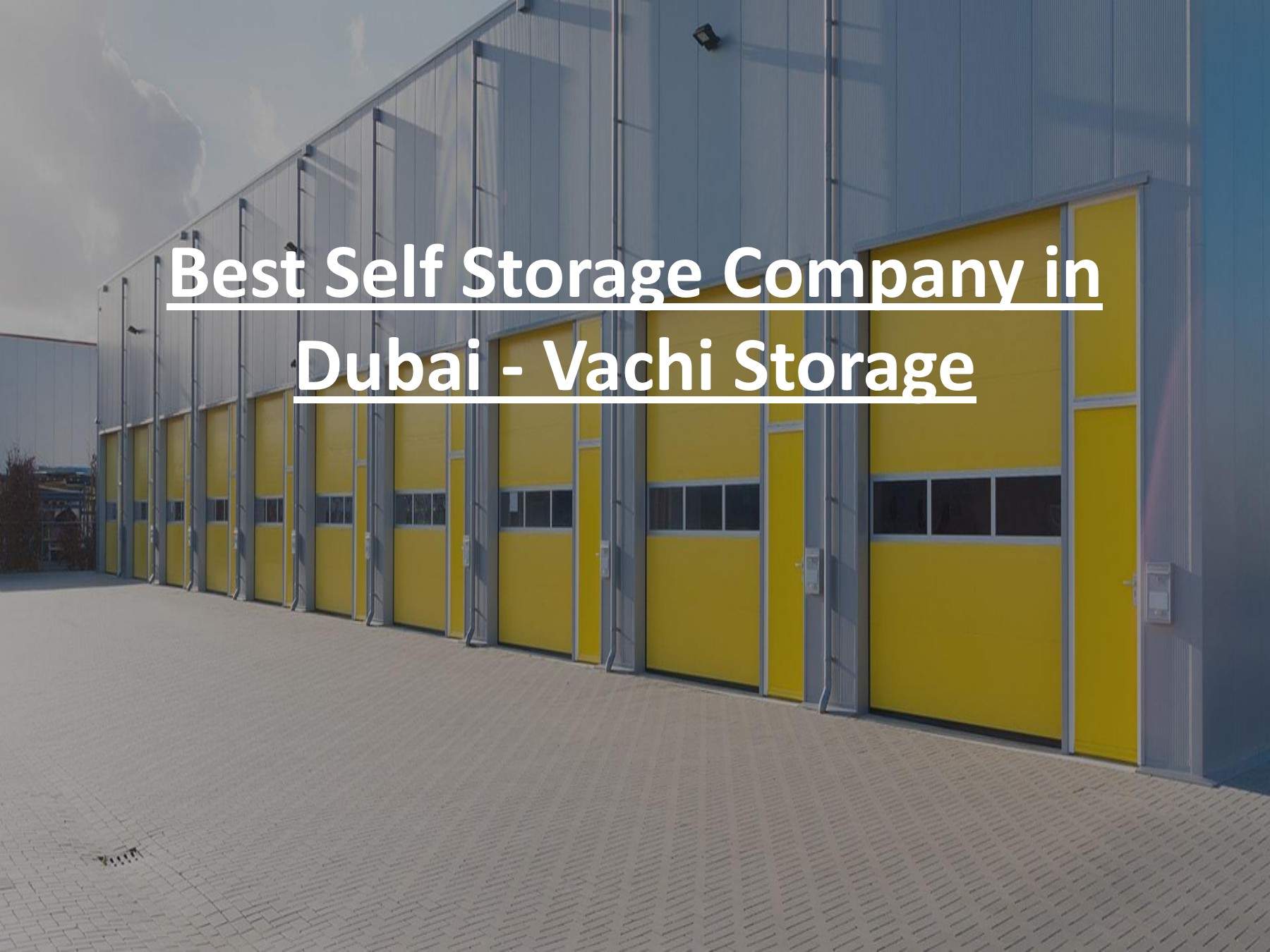 Best Self Storage Company in Dubai Vachi Storage Vachi Storage Page 1 9 Flip PDF