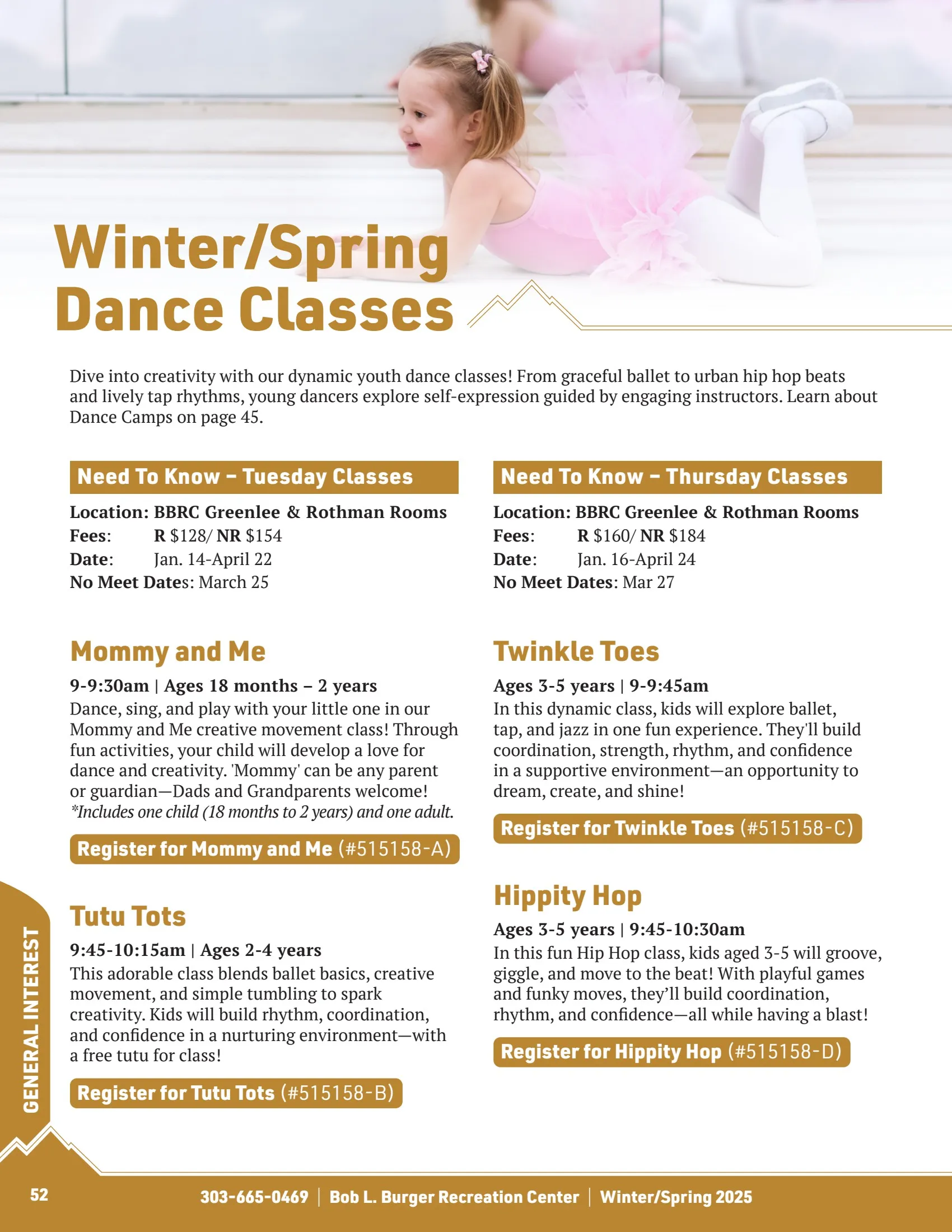Winter/spring Activity Guide Winter-Spring 2025 Recreation and Senior Services Activity Guide ...