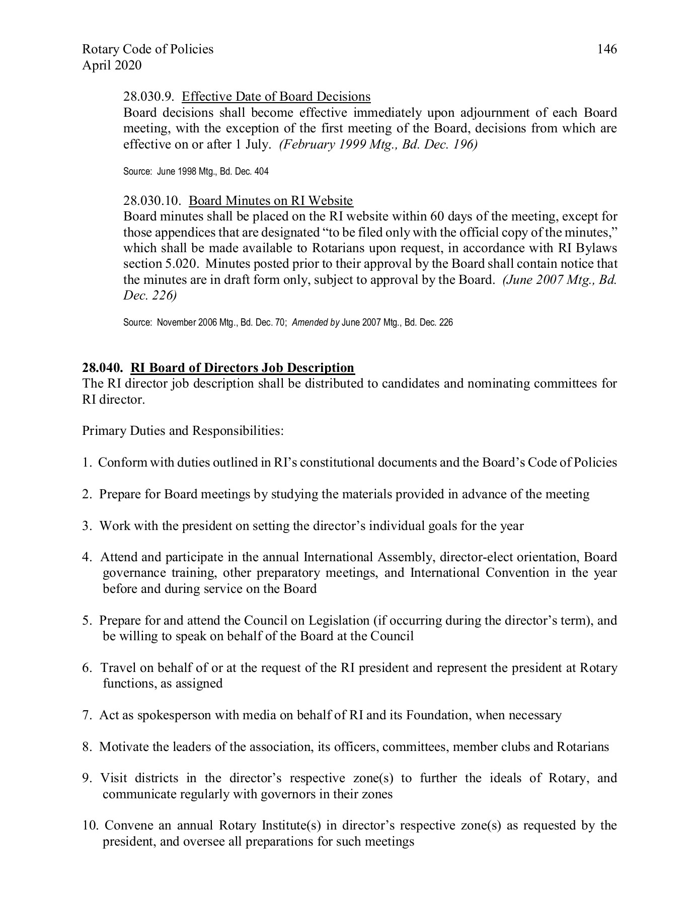 Rotary International Code of Policies ReachOut Page 162 Flip PDF