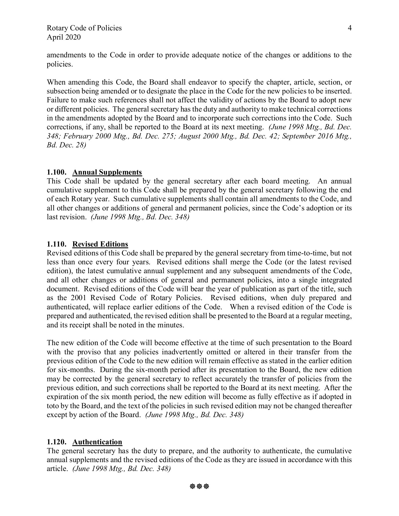 Rotary International Code of Policies ReachOut Page 20 Flip PDF