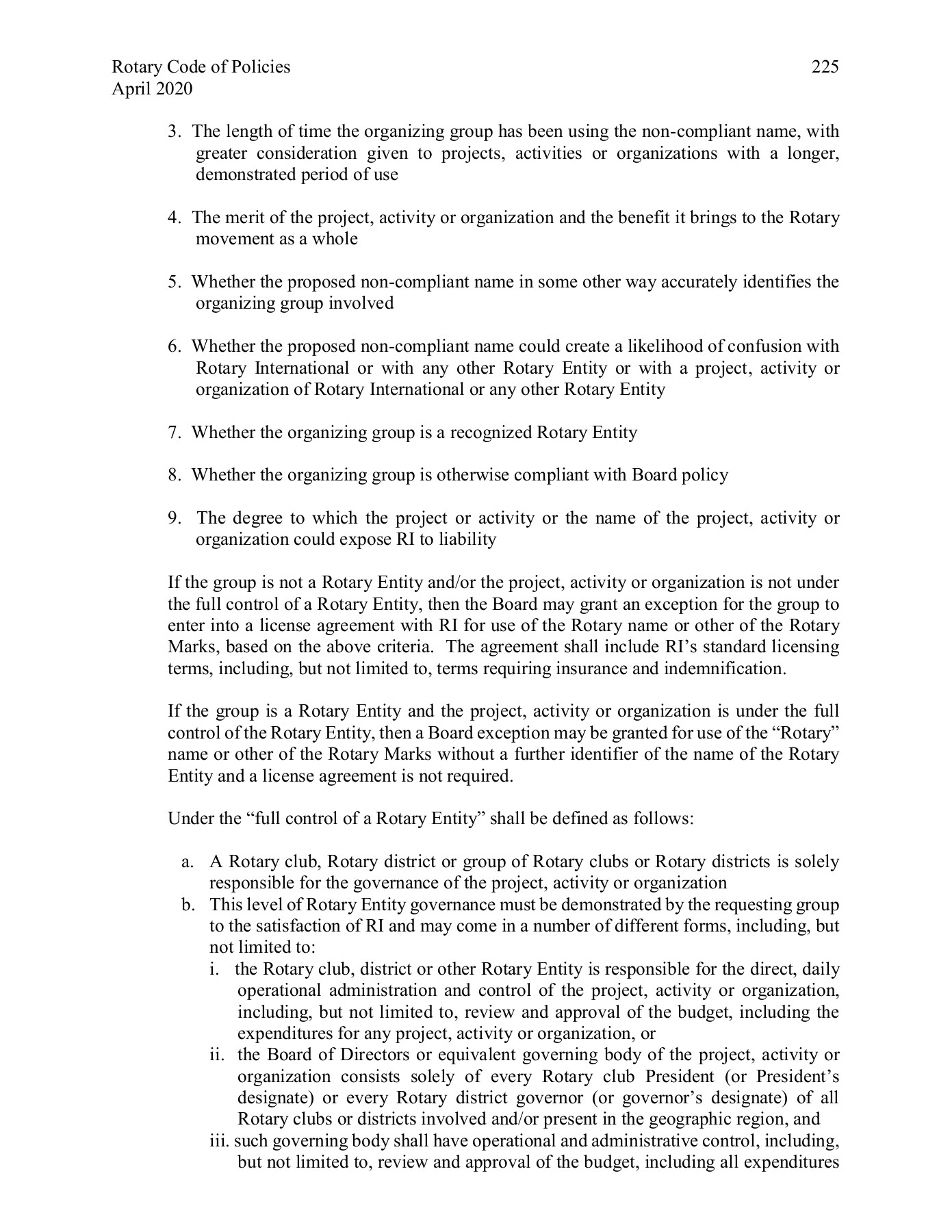 Rotary International Code of Policies ReachOut Page 241 Flip PDF