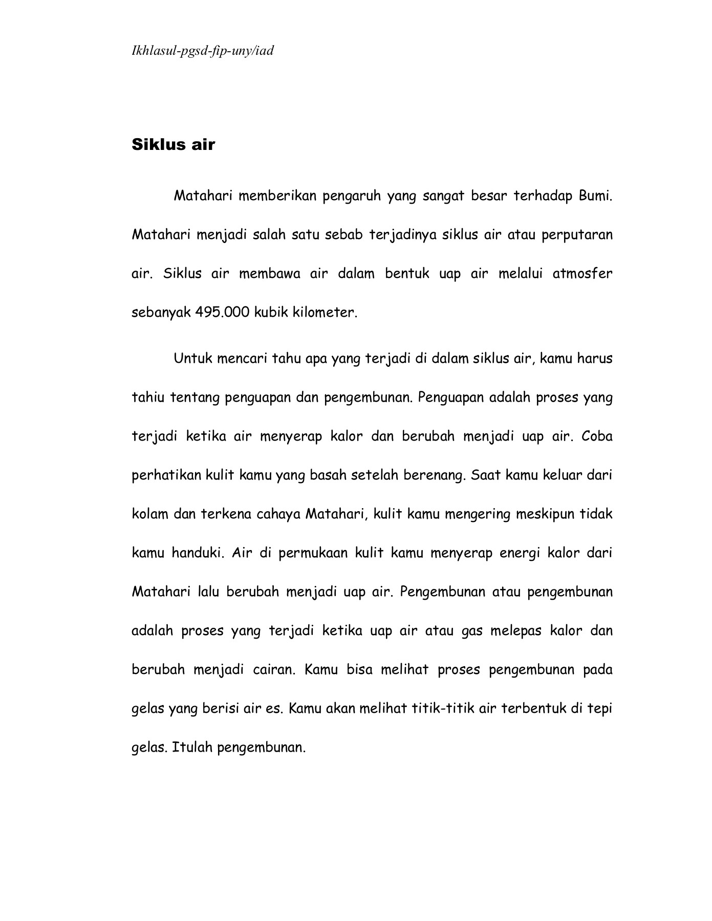 siklus+air - sdn3 plantaran - Muka Surat 1 - 3 | Membalik PDF Dalam