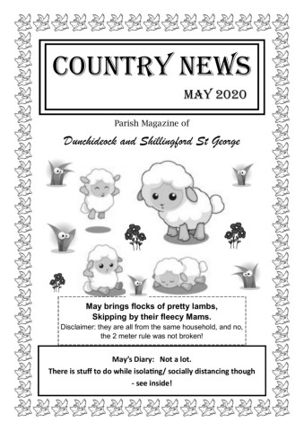 CountryNewsMay2020magazineforDunchideockandShillingford