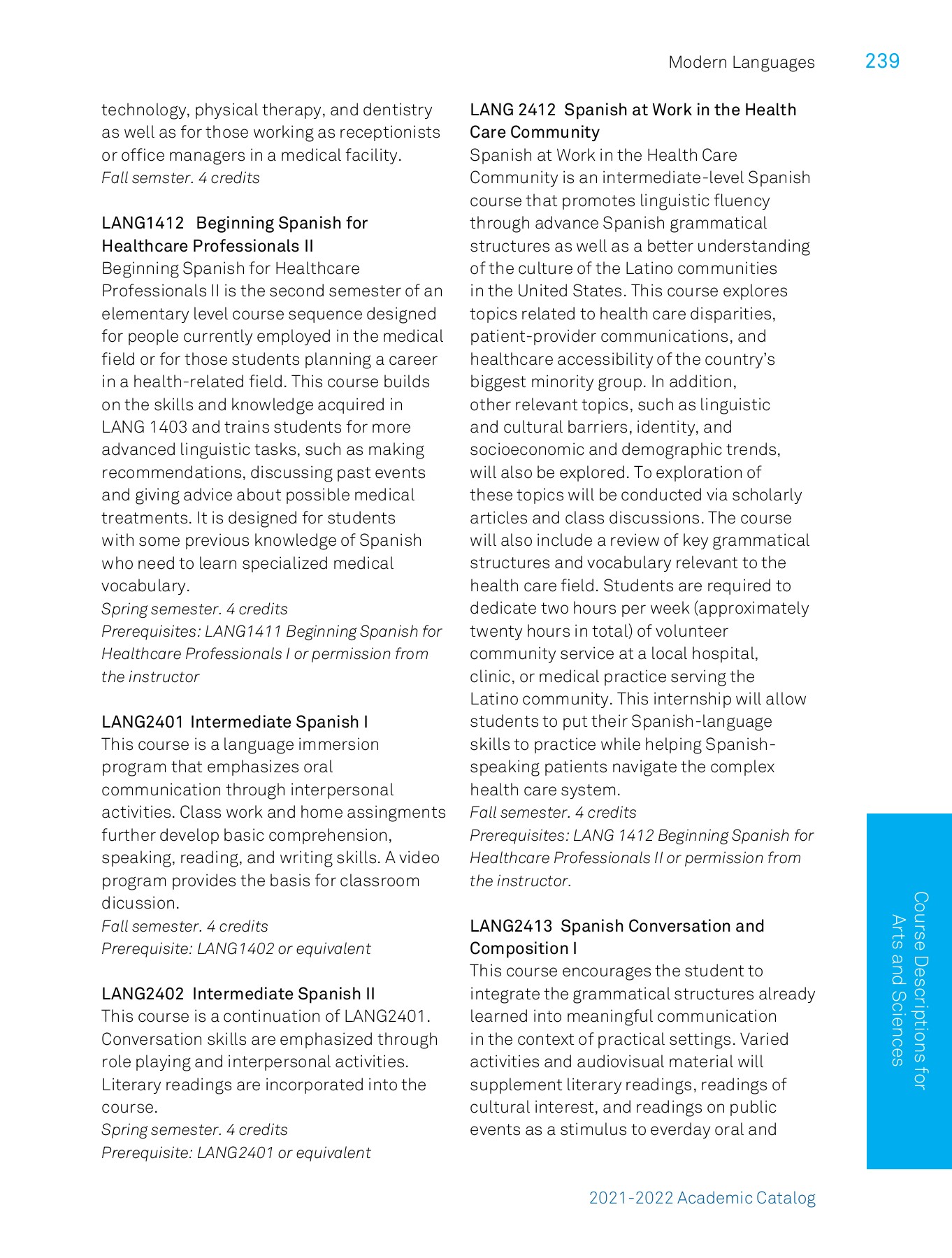 20212022 Academic Catalog academicaffairs Page 241 Flip PDF