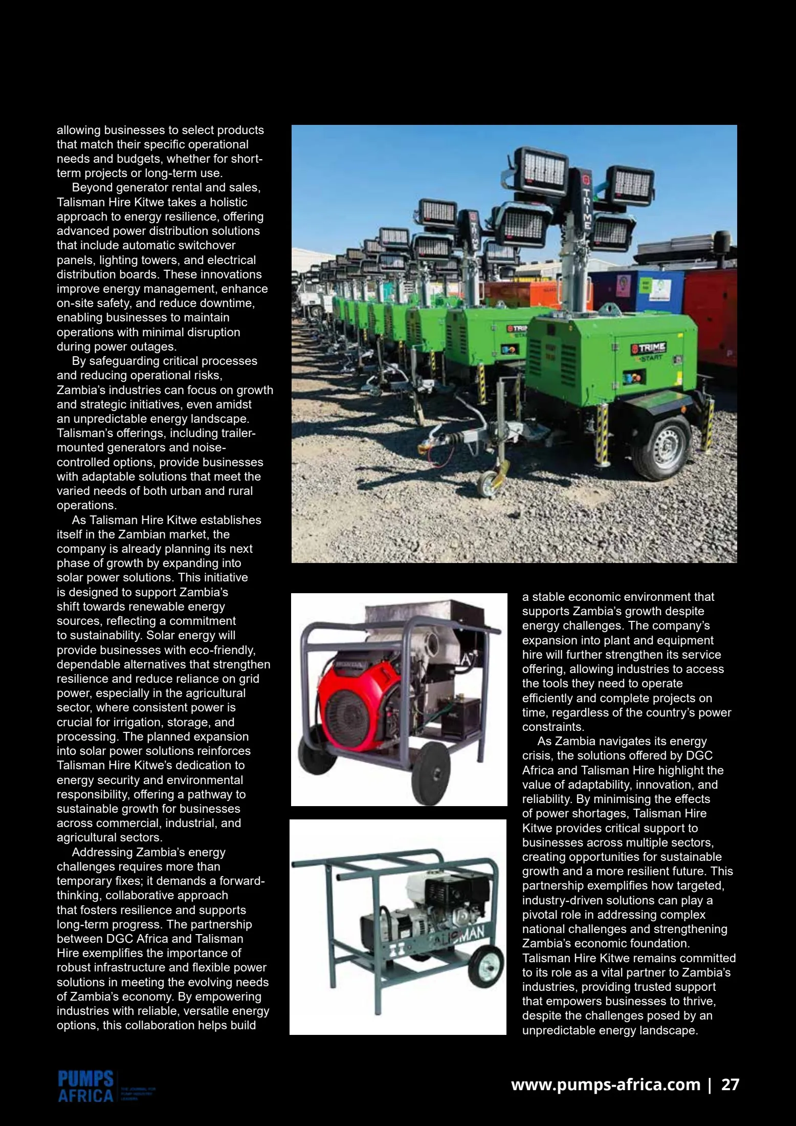 Pumps Africa October - December 2024 Digital Magazine - info - Page 29 ...