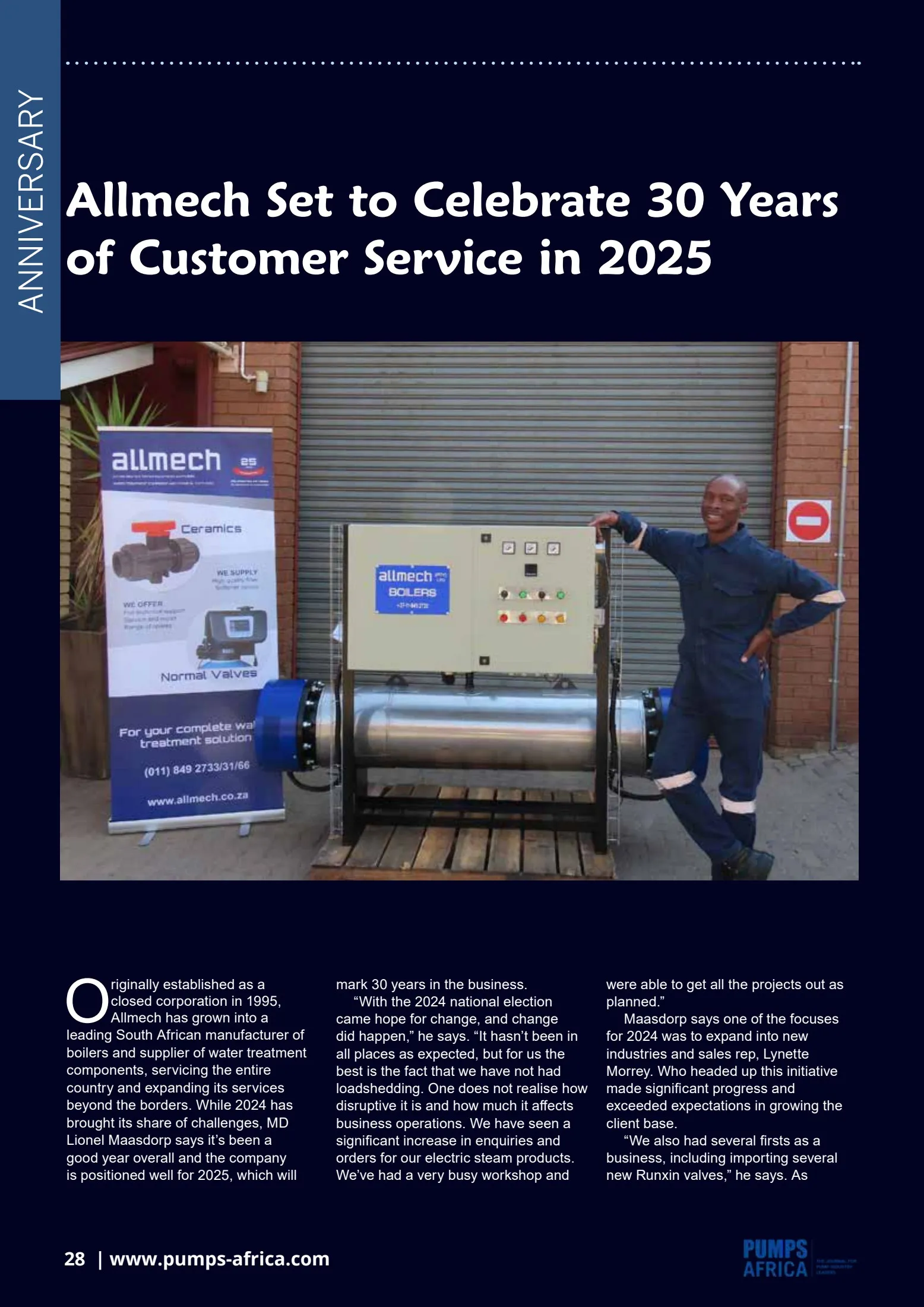 Pumps Africa October - December 2024 Digital Magazine - info - Page 30 ...
