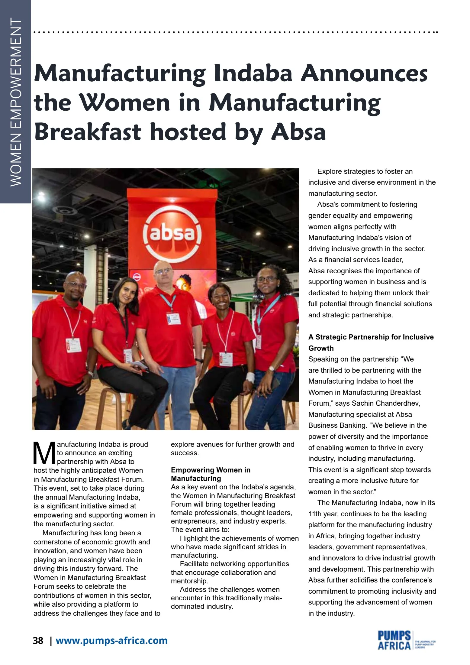 Pumps Africa October - December 2024 Digital Magazine - info - Page 40 ...