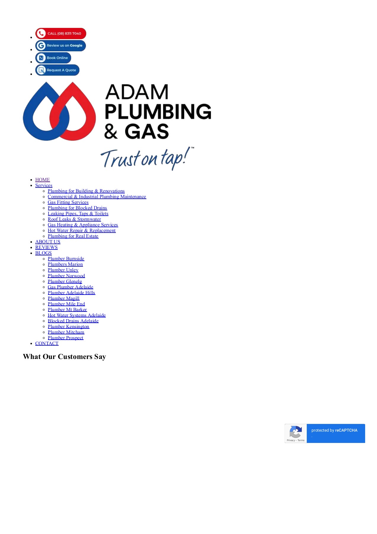 Plumber Norwood Adam Plumbing & Gas Page 1 7 Flip PDF Online