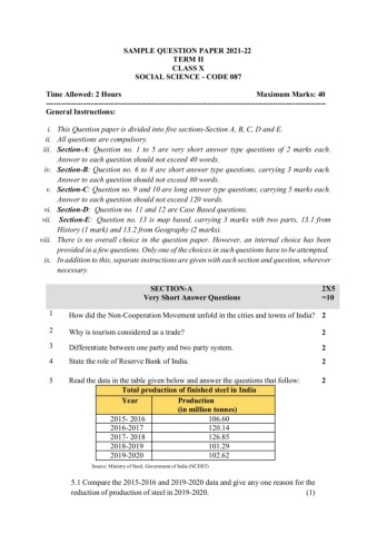 SocialScienceSQPTerm2