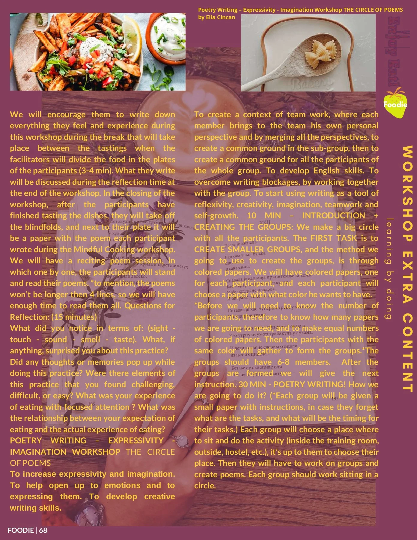 Cooklet Enjoy Eat Manual - FOODIE COOKLET - PART 3 - A gourmet illustrated ...