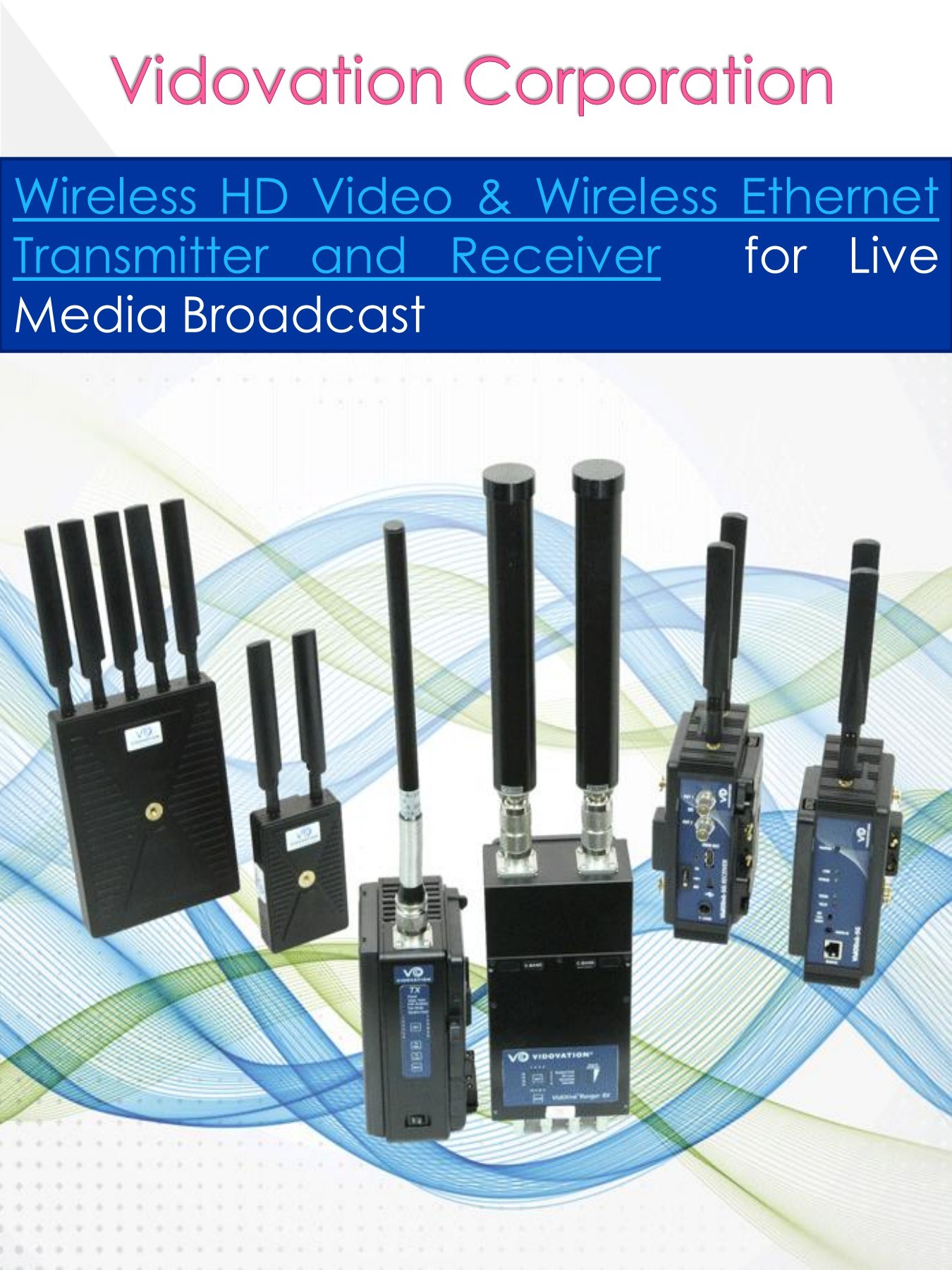 Wireless Video HD Transmitters WirelessVideoHDTransmitters Page 1