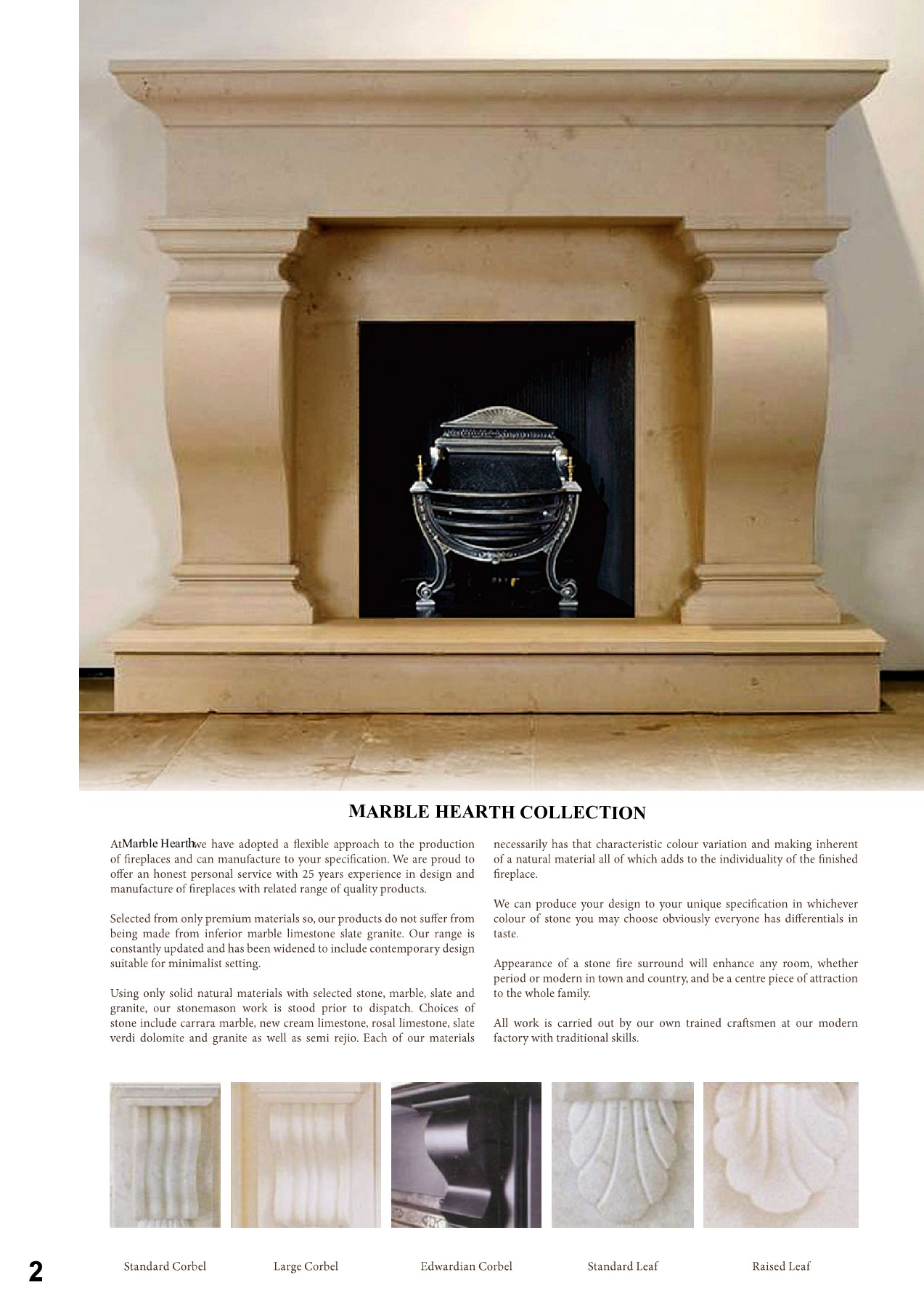 MARBLE HEARTH BROCHURE FIREPLACES Marble Hearth Page 2 Flip PDF Online PubHTML5