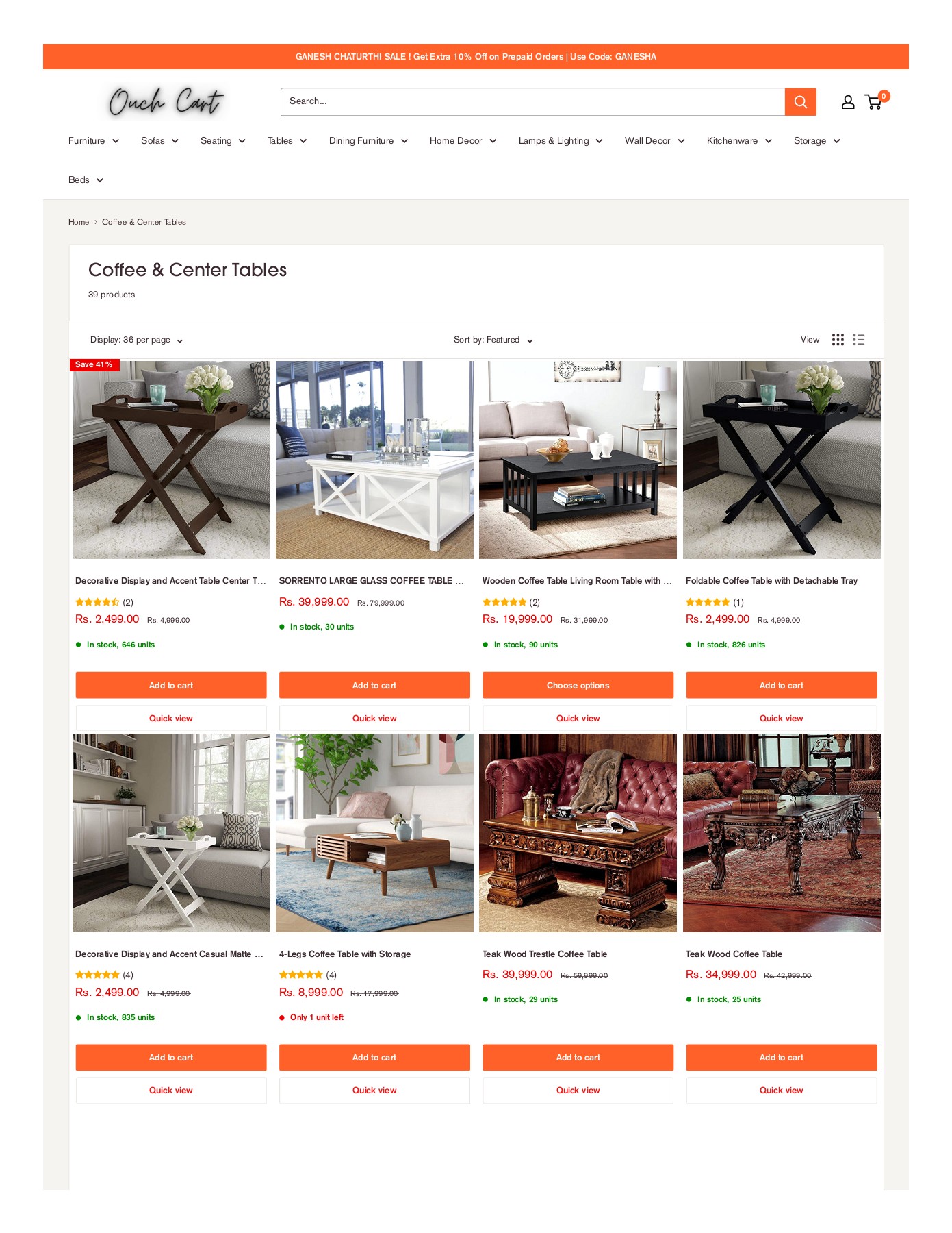 Buy Coffee Table online at affordable price in India mihir sharma