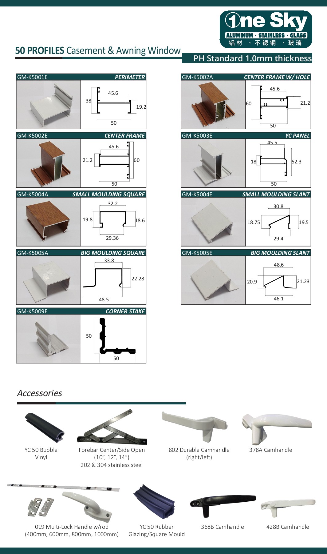 One Sky Aluminum Brochure 2020 renren.onesky Page 17 Flip PDF