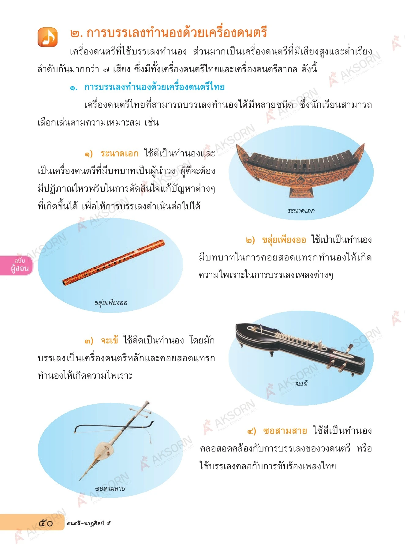 1535005AN-มมฐ-ดนตรี-นาฏศิลป์ ป5[210402] - Cupasong02 - หน้าหนังสือ 63 ...
