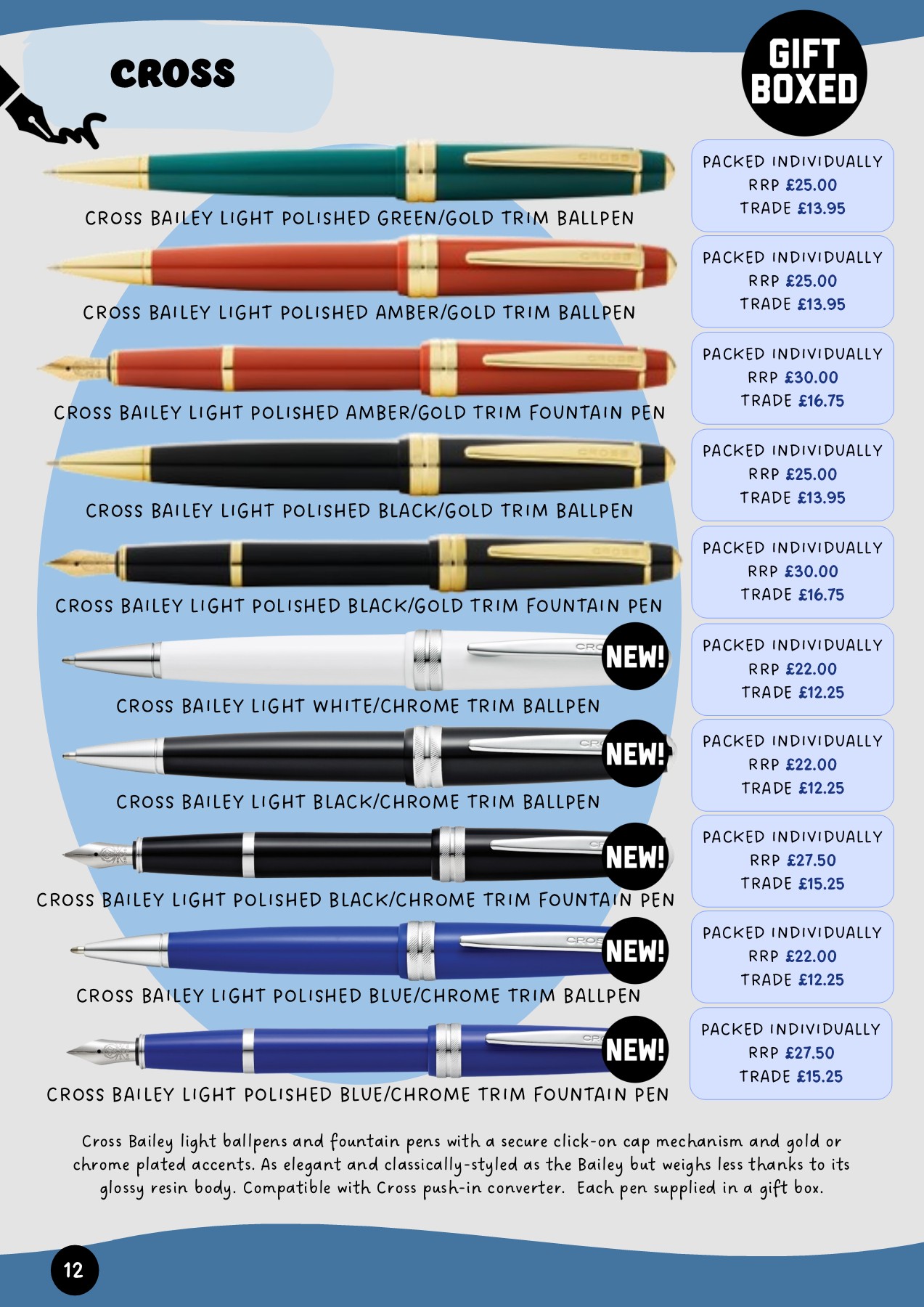 Pen Catalogue 2023 Issue 1 The Wholesale Stationery Company Page 12
