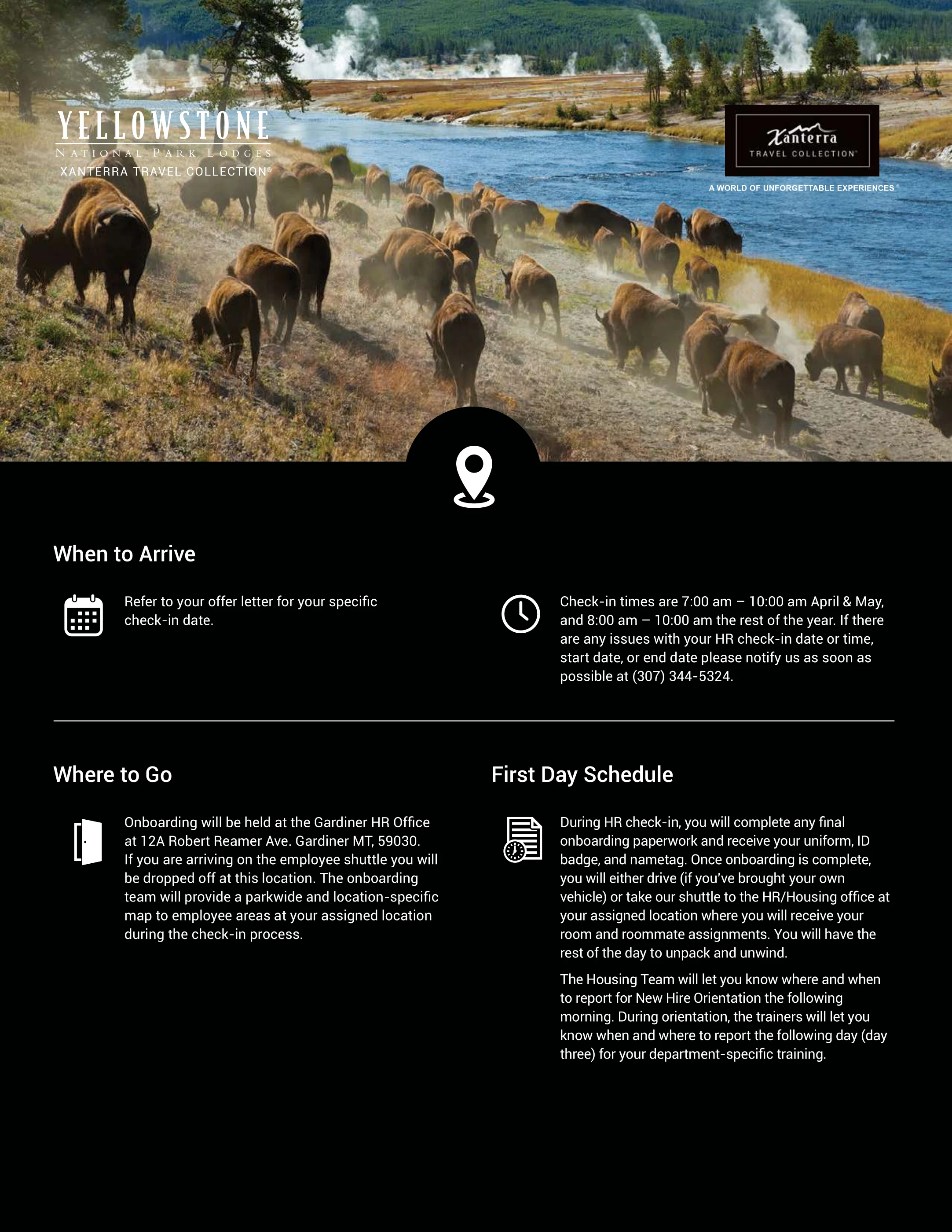 2026 Yellowstone National Park Arrival Planner