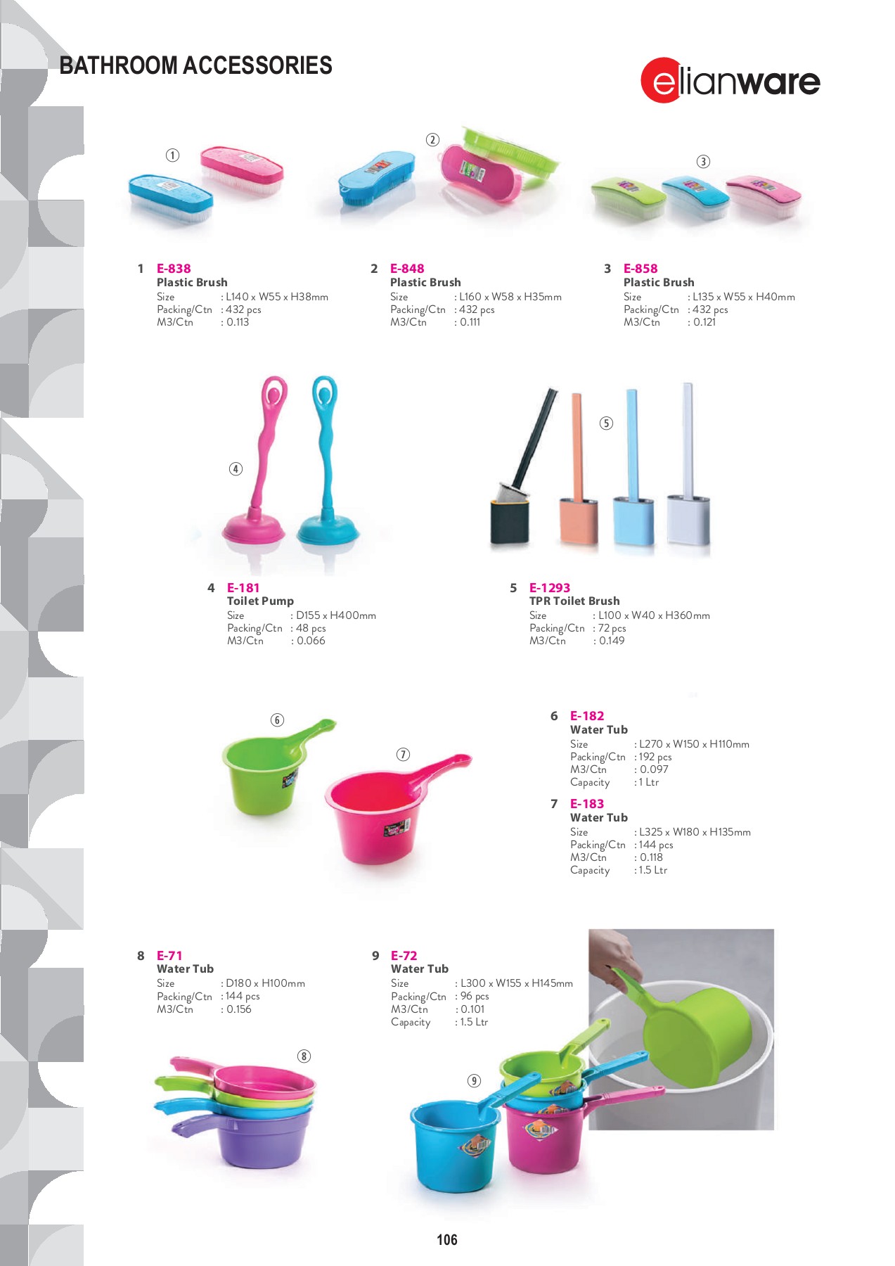 Elianware's Catalog 2021 EELIAN (M) ENTERPRISE SDN. BHD. Page 110