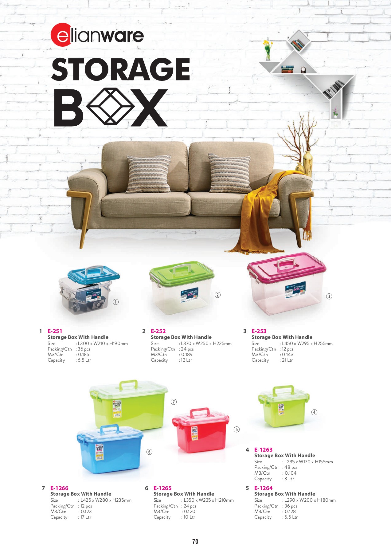 Elianware's Catalog 2021 EELIAN (M) ENTERPRISE SDN. BHD. Page 74