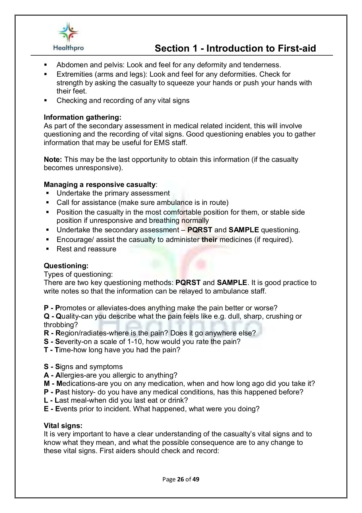 Section 1 - Introduction to First-aid - everysol.mumbai - Page 27 ...