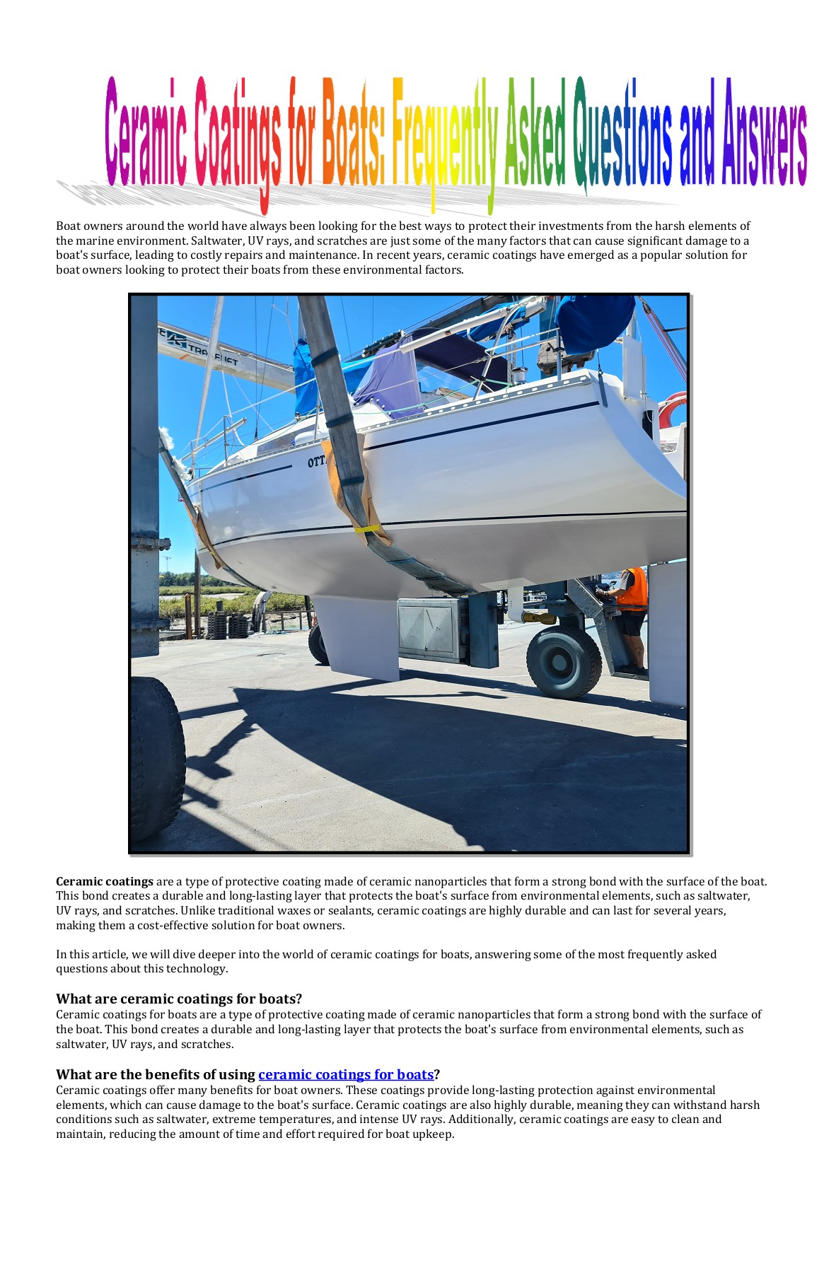 Ceramic Coatings for Boats Auckland Marine Boat Valet Ltd Page 1 2 Flip PDF Online
