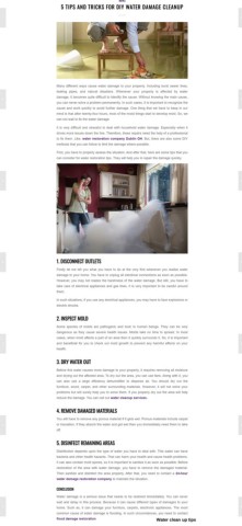 5 TIPS AND TRICKS FOR DIY WATER DAMAGE CLEANUP - jennifer smith - Page ...