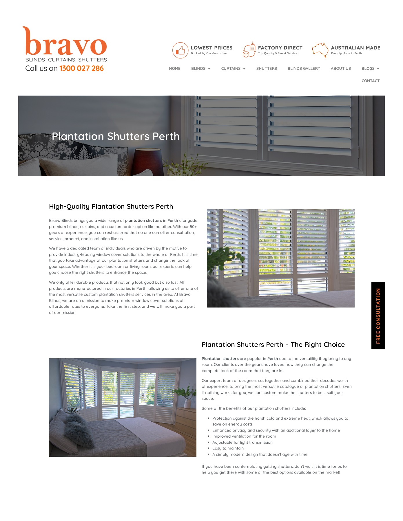 Plantation Shutters Perth Shutters Perth Page 1 3 Flip PDF