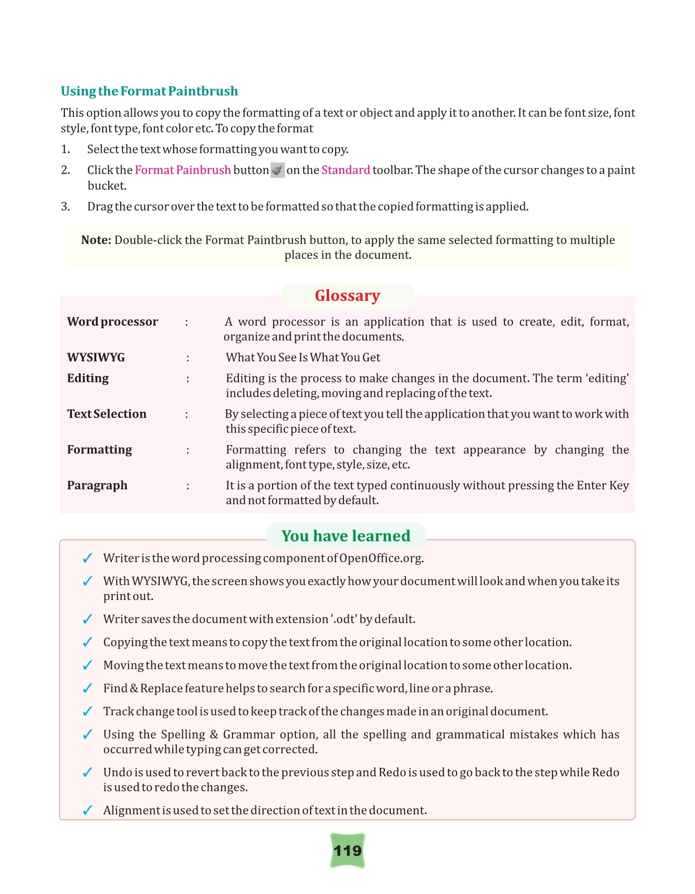 Computer Applications CBSE Code 165 Class- 9 - Edusoft Drive - Page 120 ...