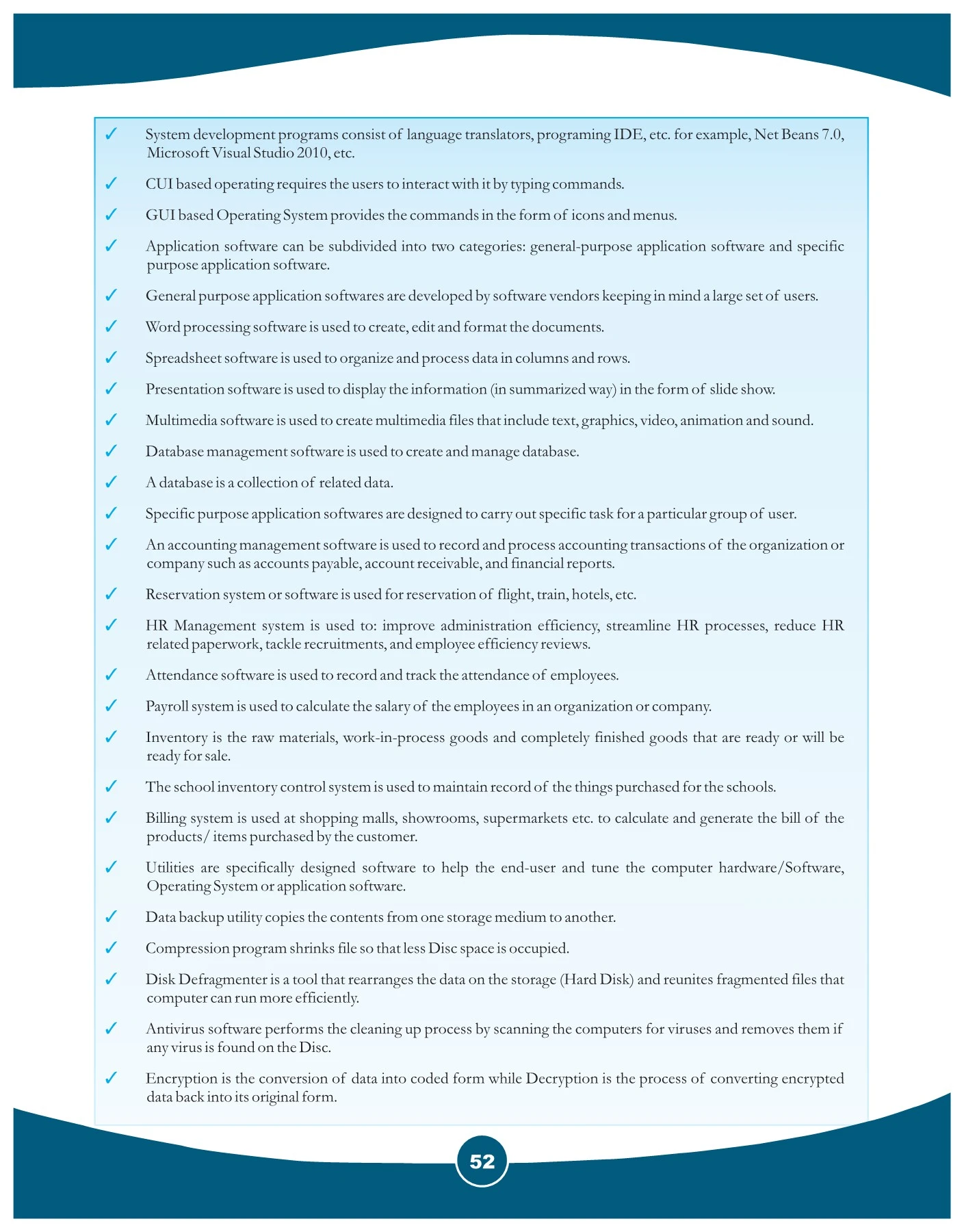 Printed- Computer Applications CBSE Code 165 Class IX - Edusoft Drive ...