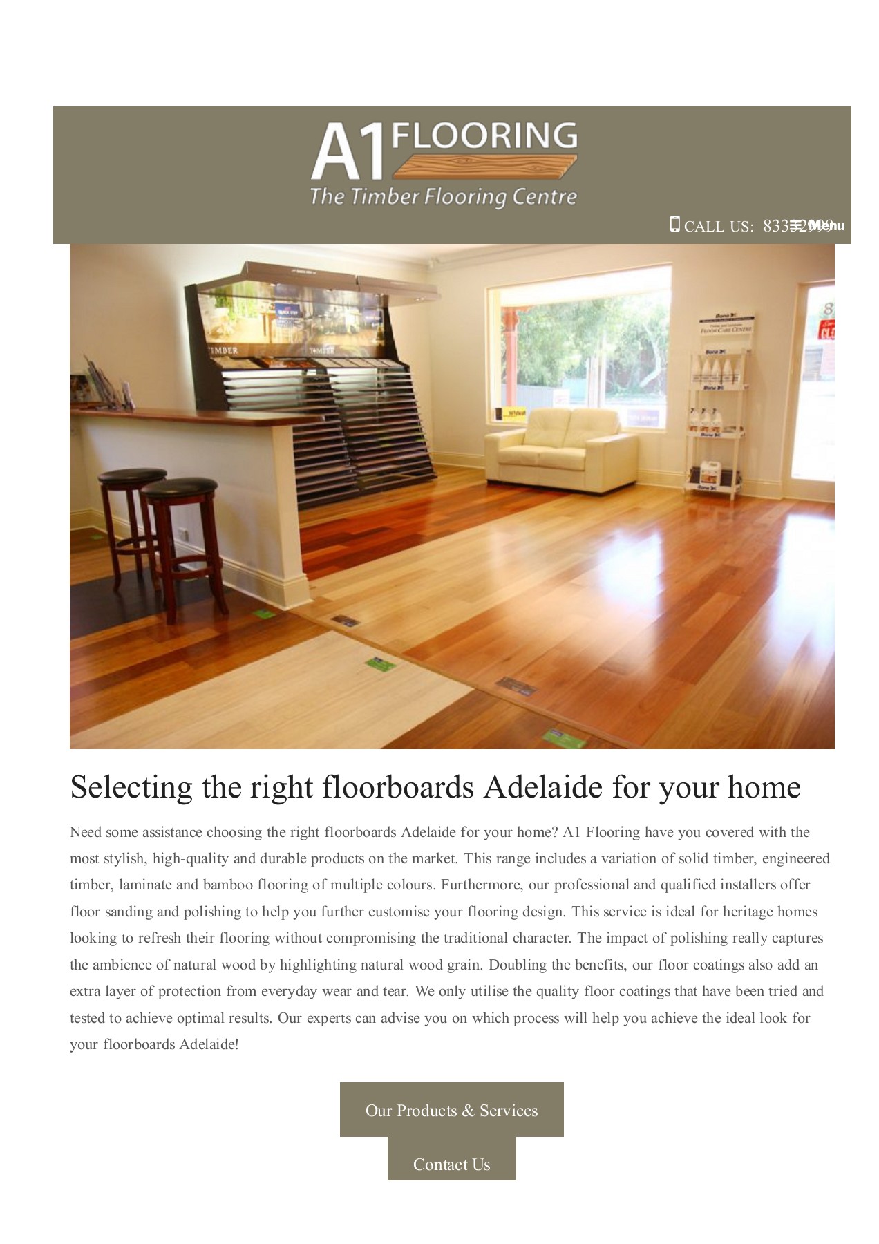 Floorboards Adelaide a1flooringadelaide Page 1 4 Flip PDF