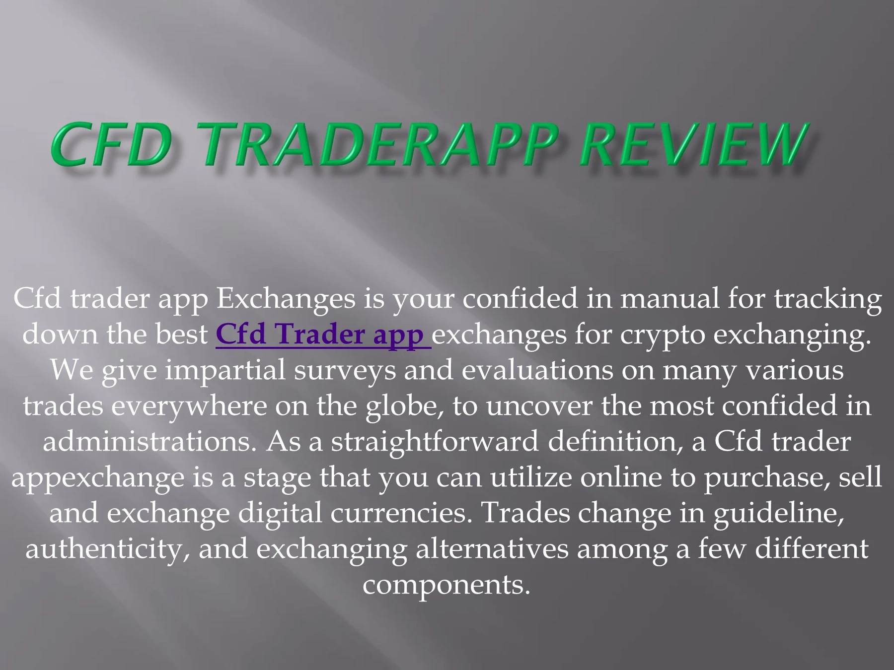 Cfd Trader - cfdtrader88 - Page 1 - 8 | Flip PDF Online | PubHTML5